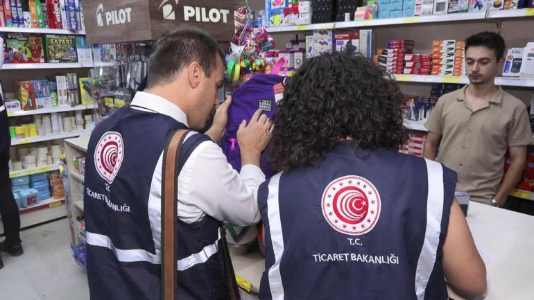 Sultangazide kırtasiye ve okul ürünlerine fahiş fiyat denetimi