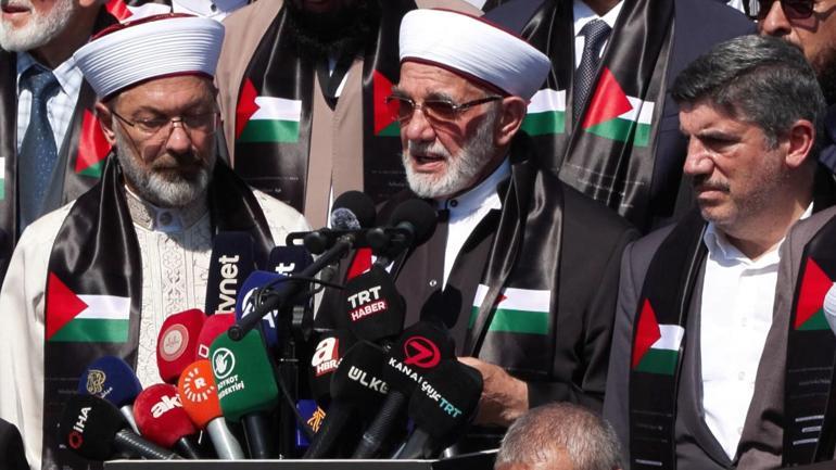 Gazze Konferansının sonuç bildirgesi Ayasofya Camiinde açıklandı