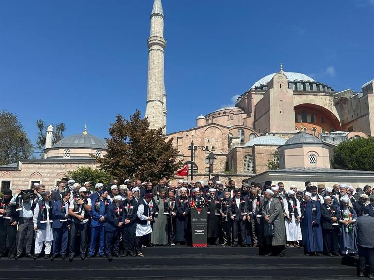 Gazze Konferansının sonuç bildirgesi Ayasofya Camiinde açıklandı
