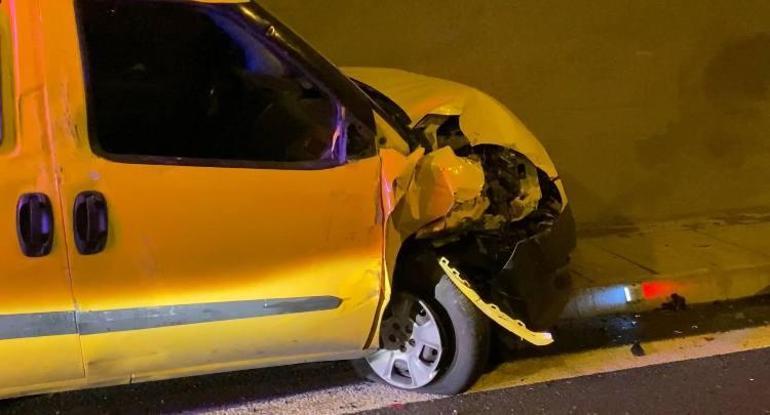 Sultangazide Cebeci Tünelinde 9 aracın karıştığı zincirleme kaza: 4 yaralı