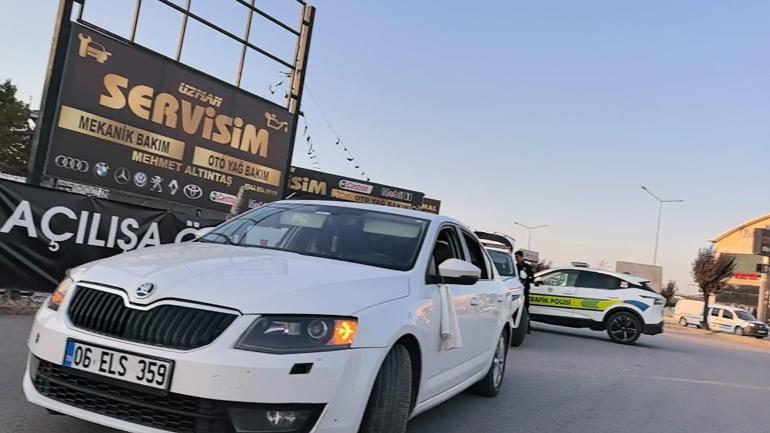 Düğün konvoyunda çakarlı araçtan havaya ateş açanlara 276 bin TL ceza