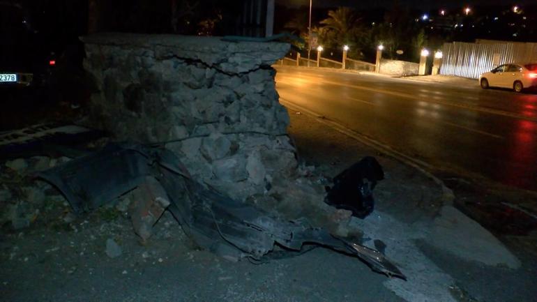 Sarıyer’de, 2 promil alkollü sürücünün karıştığı kaza kamerada: 1 yaralı