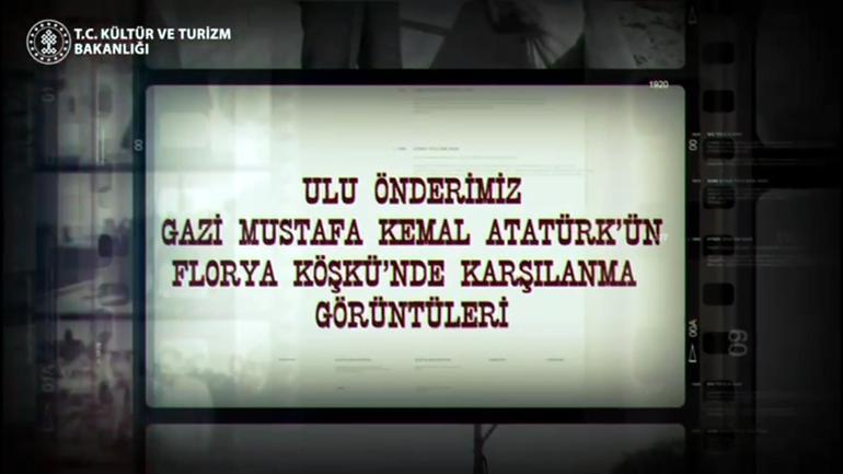 Bakan Ersoy, Atatürkün ilk kez yayınlanan görüntüsünü paylaştı