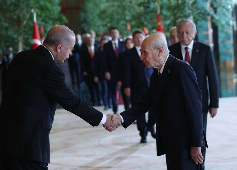 Cumhurbaşkanı Erdoğan, Zafer Bayramı tebriklerini kabul etti