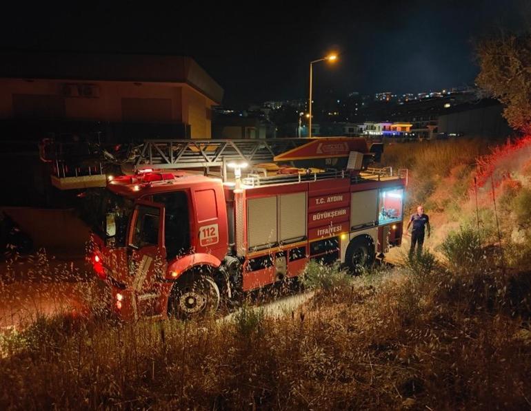Kızına hediye olarak aldığı otomobil alev alev yandı