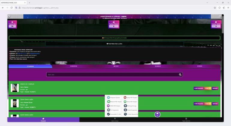 MİTten siber dolandırıcılık operasyonu; 1250 site erişime kapatıldı