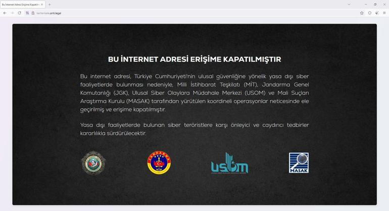 MİTten siber dolandırıcılık operasyonu; 1250 site erişime kapatıldı