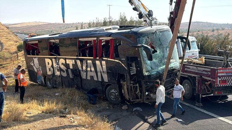 Şanlıurfa’da yolcu otobüsü devrildi: 27 yaralı