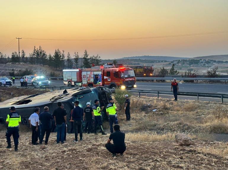 Şanlıurfa’da yolcu otobüsü devrildi: 27 yaralı