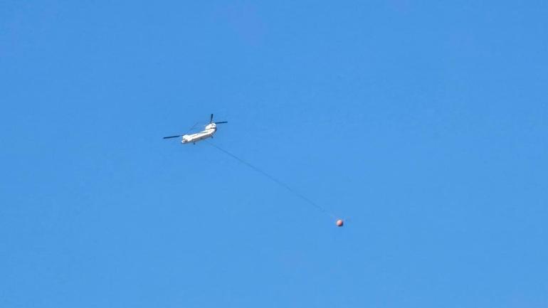 Aydında maki yangını