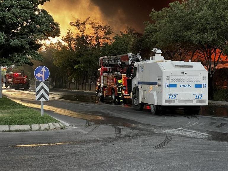 Kayseri’de tekstil fabrikasında yangın