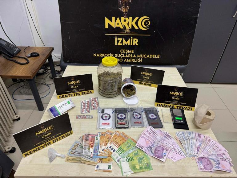 İzmir’deki uyuşturucu operasyonlarında 11 tutuklama