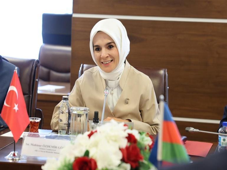 Bakan Göktaş, Azerbaycan Çalışma ve Halkın Sosyal Koruması Bakanı Aliyev ile bir araya geldi