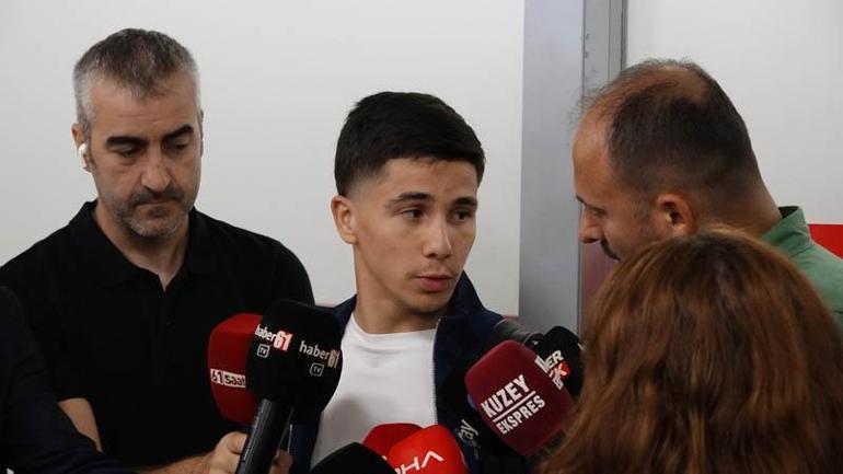 Trabzonspor’un yeni transferi Bouchouari Trabzon’da