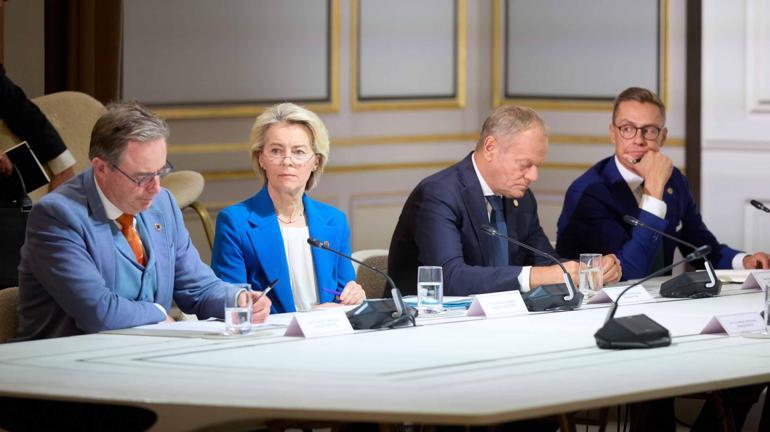 Avrupa ülkeleri liderleri, Ukrayna için toplandı