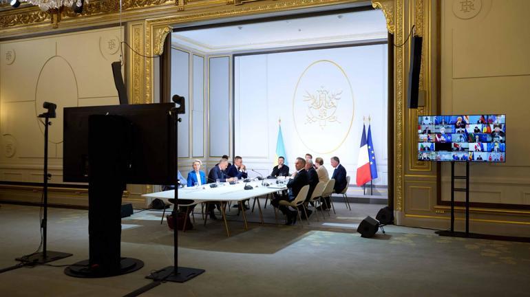 Avrupa ülkeleri liderleri, Ukrayna için toplandı