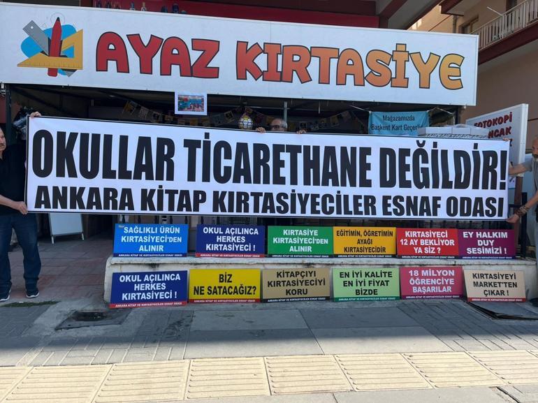 Kırtasiyecilerden zincir market açıklaması