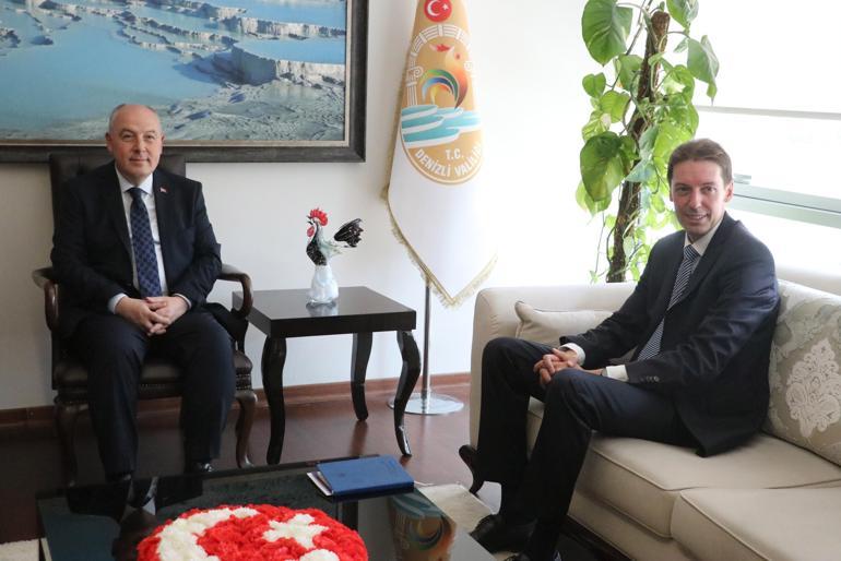 AB Türkiye Delegasyonu Başkanvekili Vılcınskas Denizliye geldi