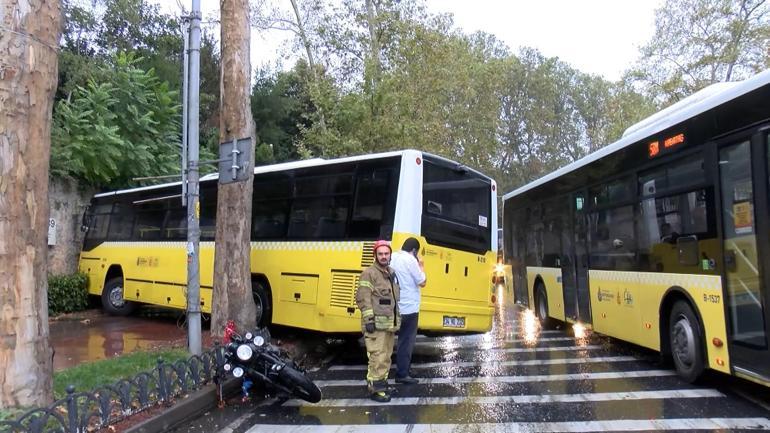 Beşiktaş ve Küçükçekmecede İETT otobüsü kazası