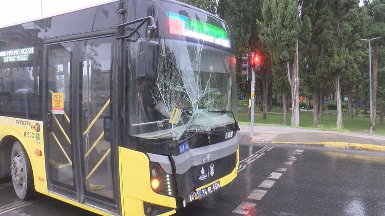 Beşiktaş ve Küçükçekmecede İETT otobüsü kazası