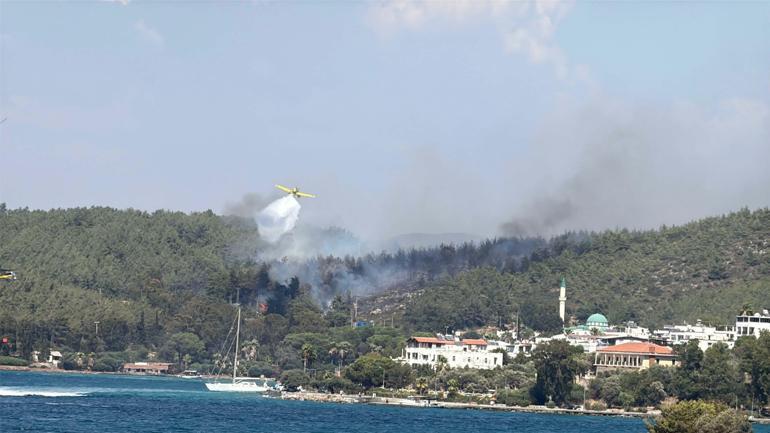 Bodrumda orman yangını kontrol altında