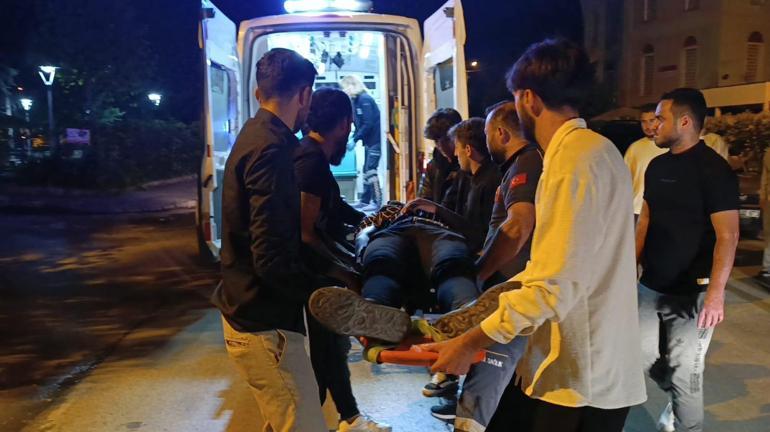 Bursada otomobille çarpışan elektrikli bisikletin sürücüsü ağır yaralandı