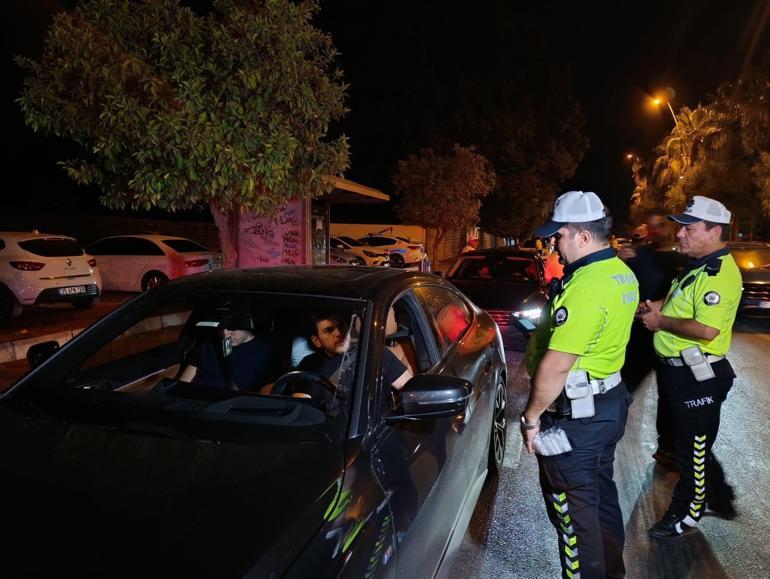 Adanada trafik denetimi; 38 sürücüye toplam 255 bin TL ceza