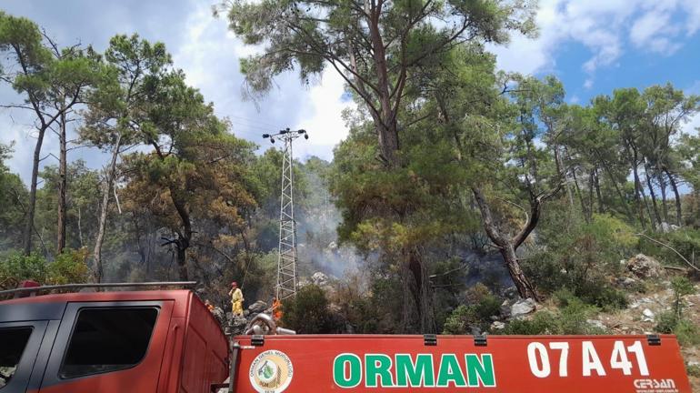 Antalyada orman yangını kontrol altında