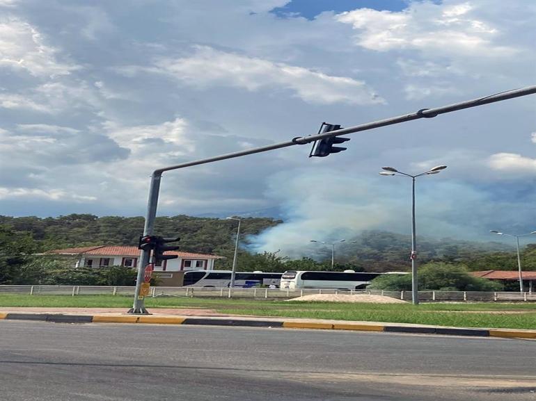 Antalyada çıkan orman yangını kontrol altına alındı