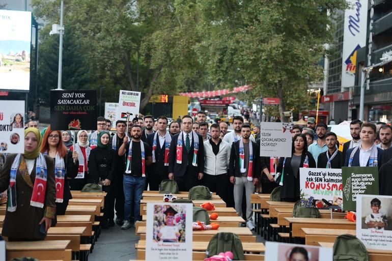 AK Parti, Gazzeli çocukları boş sıralarla andı