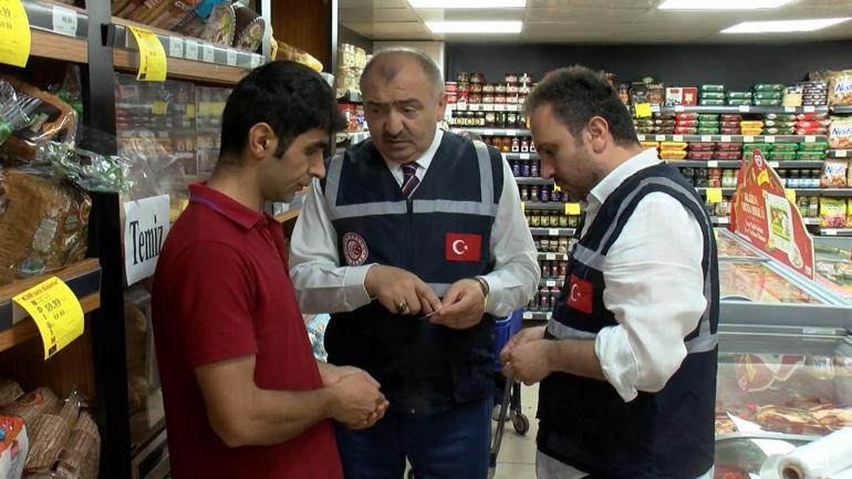 Ticaret İl Müdürlüğü ekiplerinden market denetimi