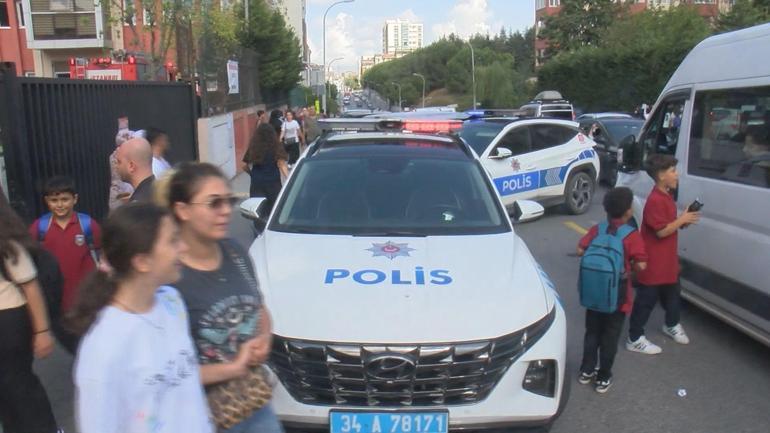 Başakşehirde okulda yangın paniği
