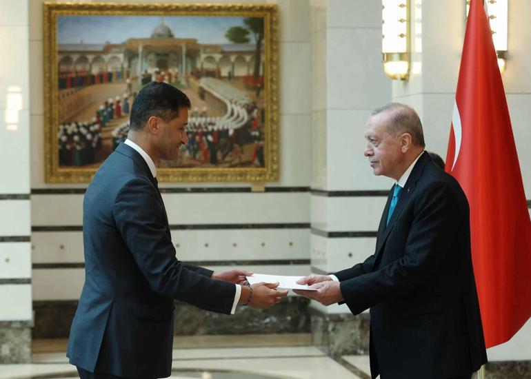 Cumhurbaşkanı Erdoğan, büyükelçilerin güven mektuplarını kabul etti