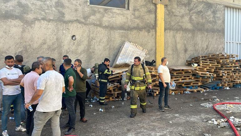 Mardin’de içecek deposunda yangın kontrol altında