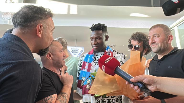 Trabzonspor’un yeni transferi Onana şehre geldi