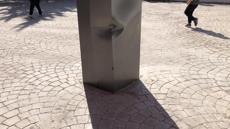 Okul önünde cipin çarptığı güvenlik görevlisinin öldüğü kazanın kamera görüntüsü ortaya çıktı