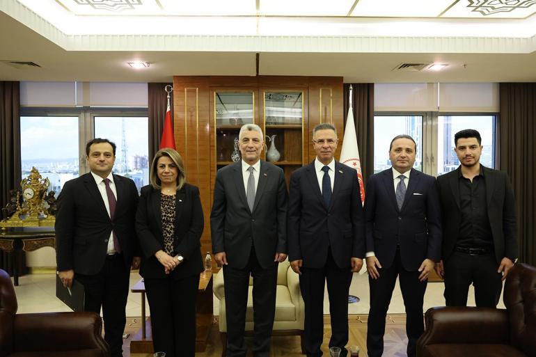 Filistin Büyükelçisi Mustafa’dan Bakan Bolat’a veda ziyareti