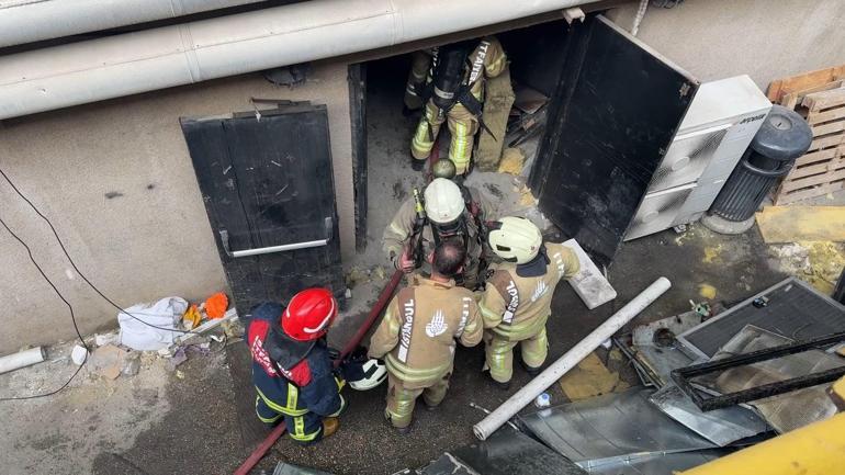 Şişli Cemal Reşit Rey Konser Salonu’nda çıkan yangın söndürüldü; 2 işçi dumandan etkilendi