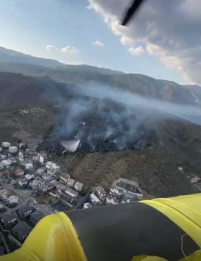 Balıkesirde orman yangını