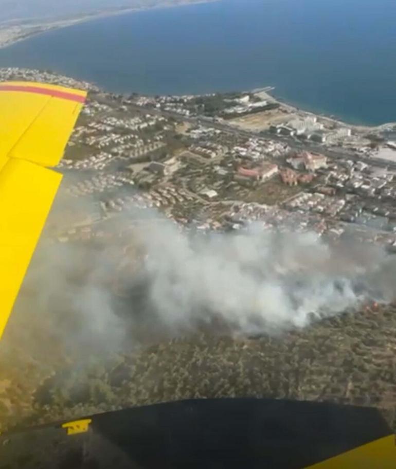 Balıkesirde orman yangını