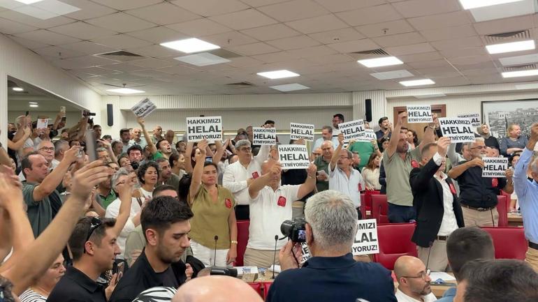 Aydın Büyükşehir Belediye Meclisi toplantısında gerginlik; salona polis girdi