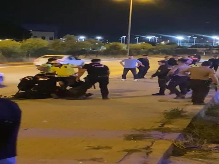 Polise mukavemet kamerada; 3 tutuklama