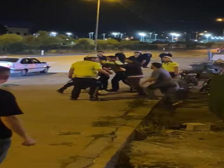 Polise mukavemet kamerada; 3 tutuklama