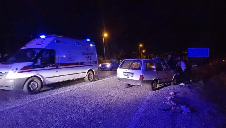 Kütahya’da aynı bölgede 3 dakika arayla iki kaza kamerada: 1 yaralı