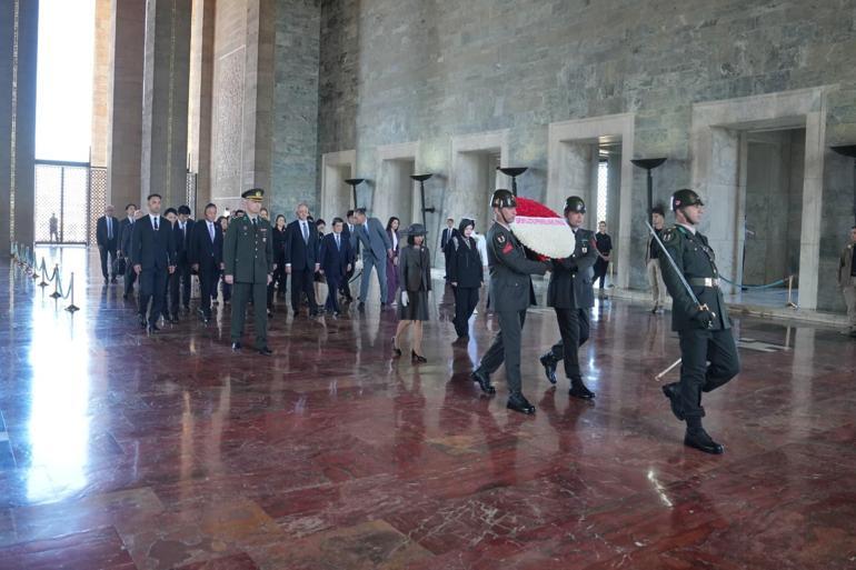 Japonya Prensesi Akiko Mikasa, Anıtkabiri ziyaret etti