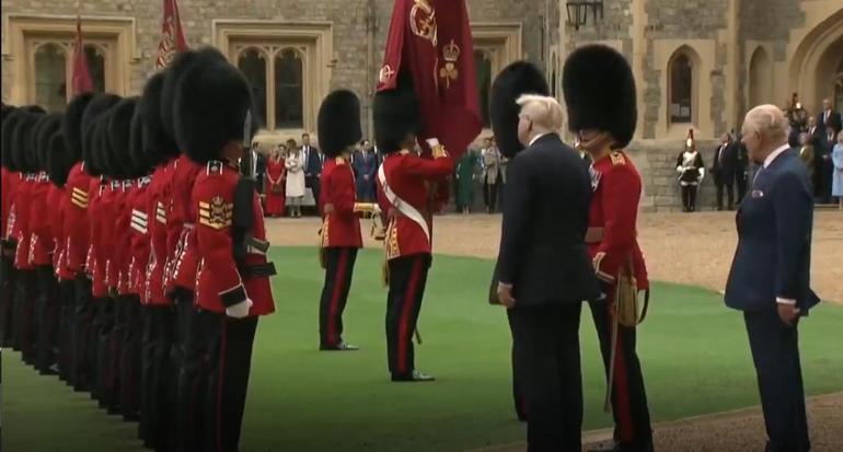 ABD Başkanı Donald Trump, Kral Charles ile bir araya geldi