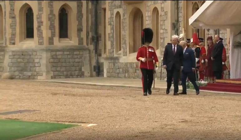 ABD Başkanı Donald Trump, Kral Charles ile bir araya geldi