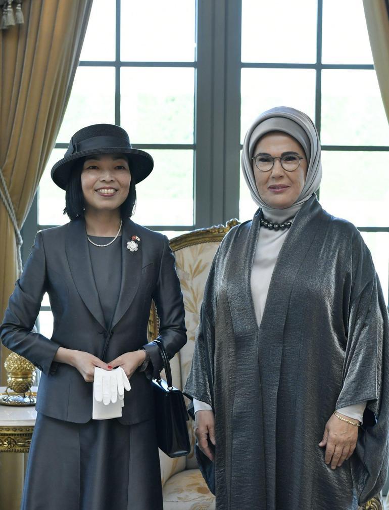 Emine Erdoğan, Japonya Altes Prensesi Mikasa ile bir araya geldi