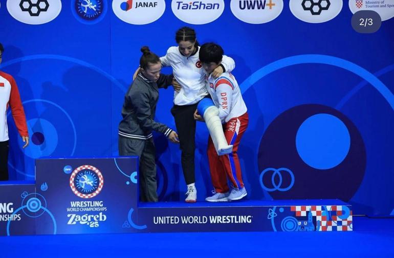 Evin Demirhan Yavuz sakatlığına rağmen bronz madalya kazandı