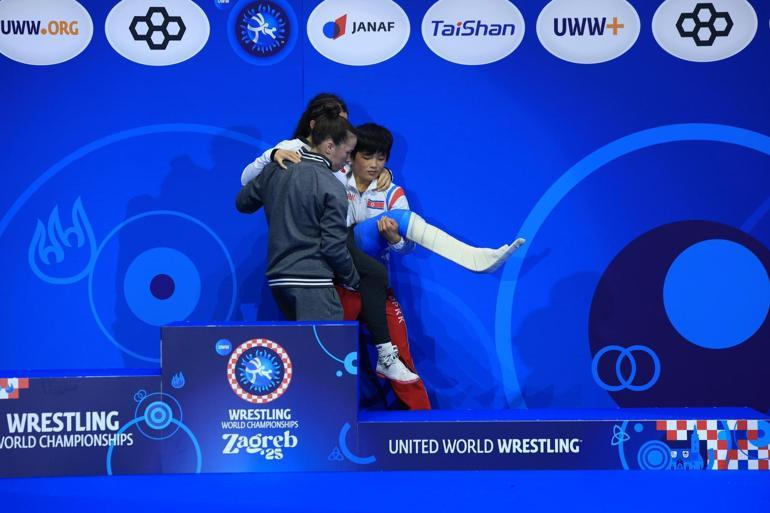 Evin Demirhan Yavuz sakatlığına rağmen bronz madalya kazandı